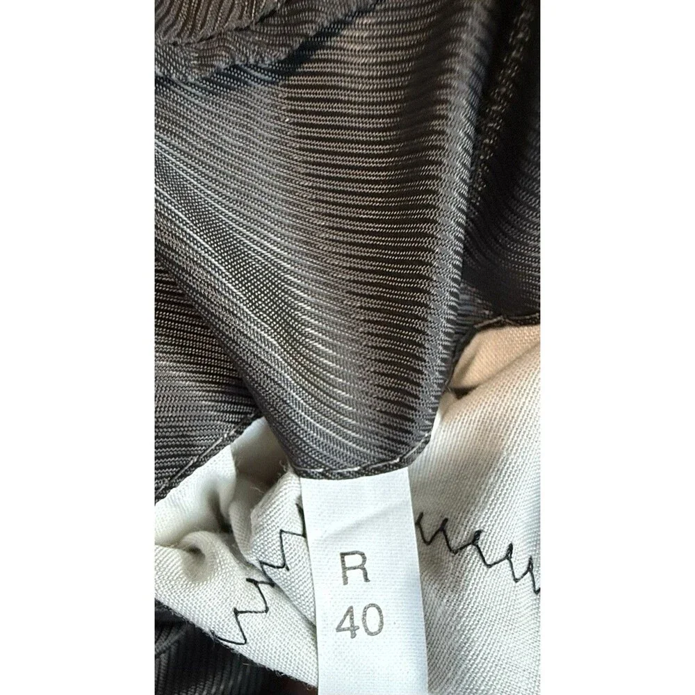 Brooks Brothers Blazer Sport Coat Men's Size 40R‎ Houndstooth Brown Tan